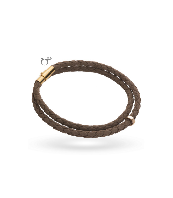 مردانه دستبند مهره جیر خاکی-گالری شیدا مجد