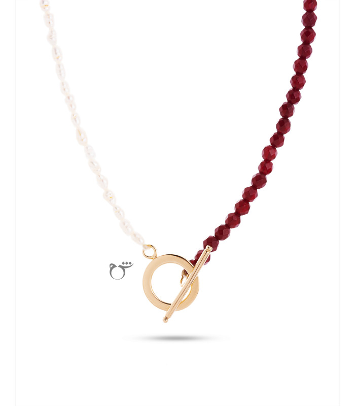 گردنبند قفل لاو اناری-گالری شیدا مجد