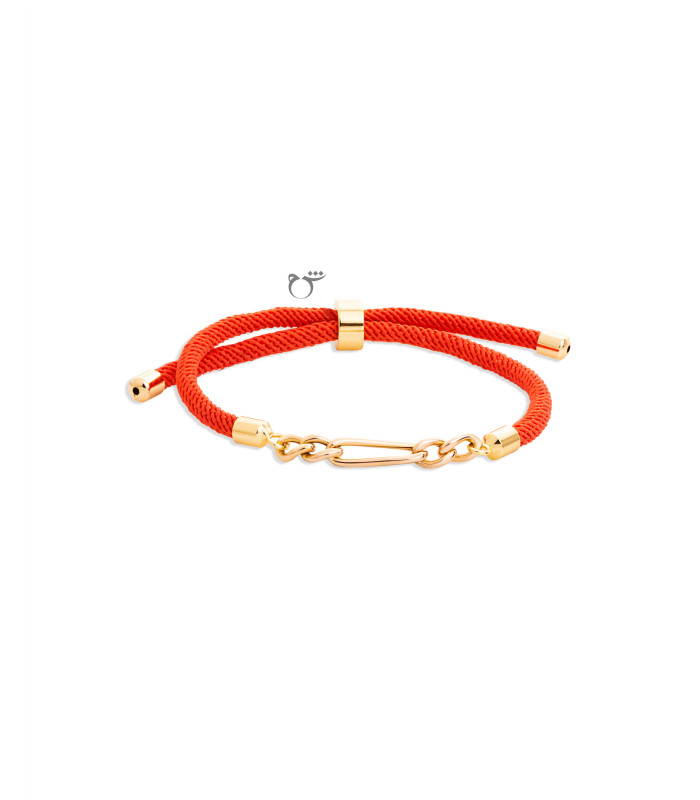 دستبند فیگارو بندی نارنجی