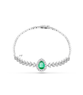 دستبند جواهر اشک زمرد