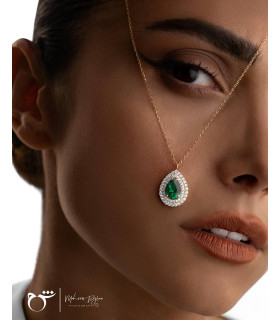 گردنبند خاتون تورمالین-گالری شیدا مجد