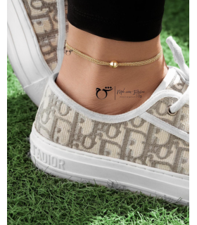 پابند طلا طرح پنی گوی