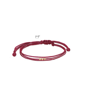 دستبند 3 البرنارد نخی لمه سرخابی