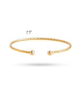 دستبند بنگل پیچک-گالری شیدا مجد