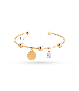 دستبند بنگل سکه گوی زیرکن-گالری شیدا مجد