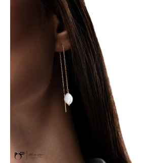 گوشواره بخیه ای باروک-گالری شیدا مجد