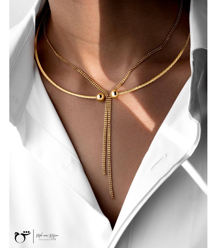 گردنبند رولباسی پونتو - گالری شیدا مجد