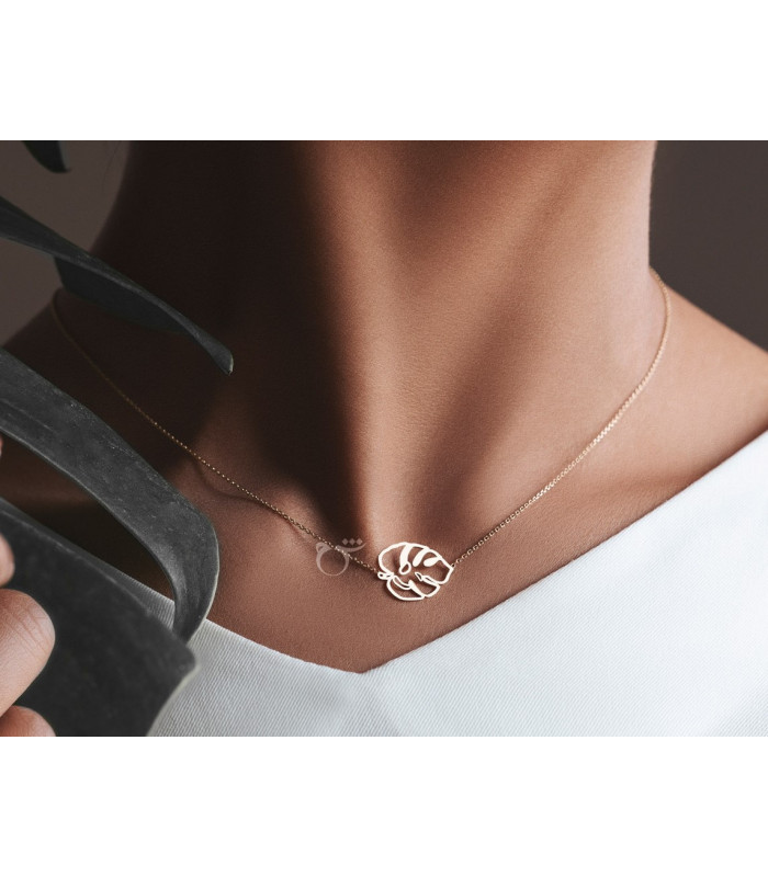 گردنبند مونسترا-گالری شیدا مجد