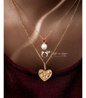 آویز قلب لیلی-گالری شیدا مجد