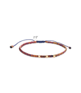 دستبند 3 البرنارد حدید 7 رنگ قرمز واشری