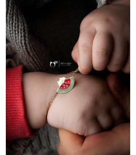 کودک دستبند هندوانه میناکاری-گالری شیدا مجد