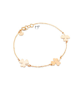 دستبند 3 شبدر توپر