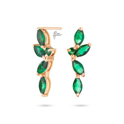 گوشواره میخی طلا طرح راشین