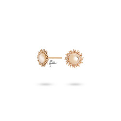 گوشواره میخی طلا طرح روژ-گالری شیدا مجد