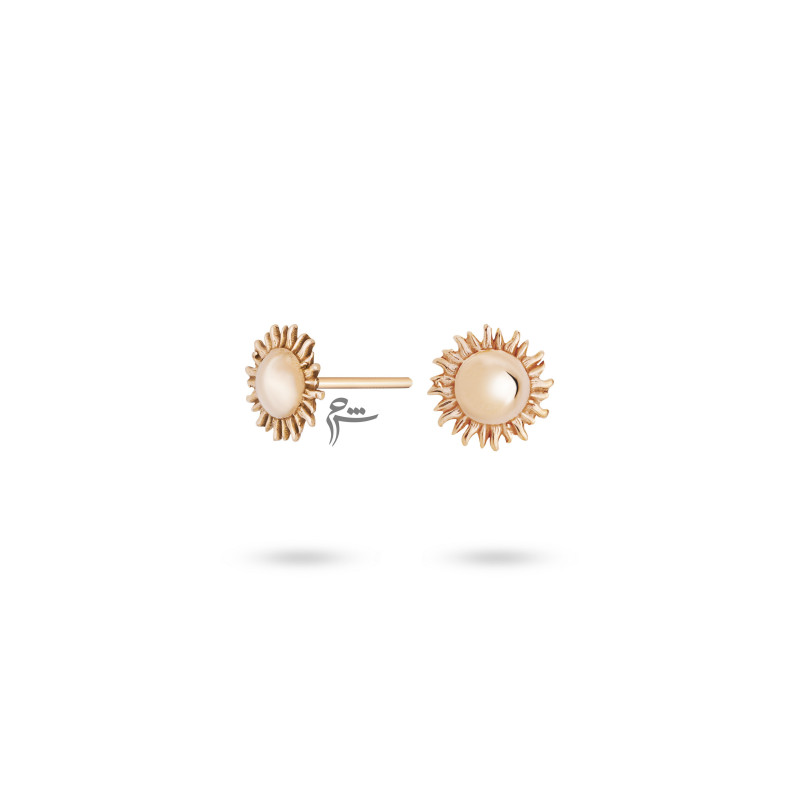 گوشواره میخی طلا طرح روژ-گالری شیدا مجد