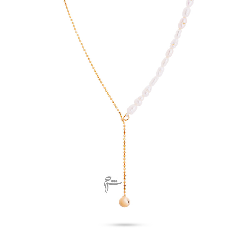 گردنبند پنی گوی آویز و باروک ریز