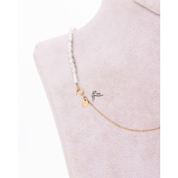 گردنبند طلا طرح پنی گوی آویز و باروک ریز-گالری شیدا مجد