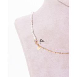 گردنبند طلا طرح فلامور