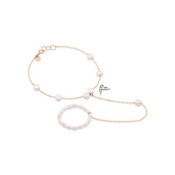 دستبند طلا طرح تمیمه باروک ریز-گالری شیدا مجد