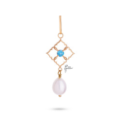 آویز طلا طرح چارماهی آسمانی