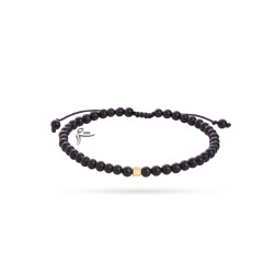 مردانه دستبند مکعب تراش اونیکس براق