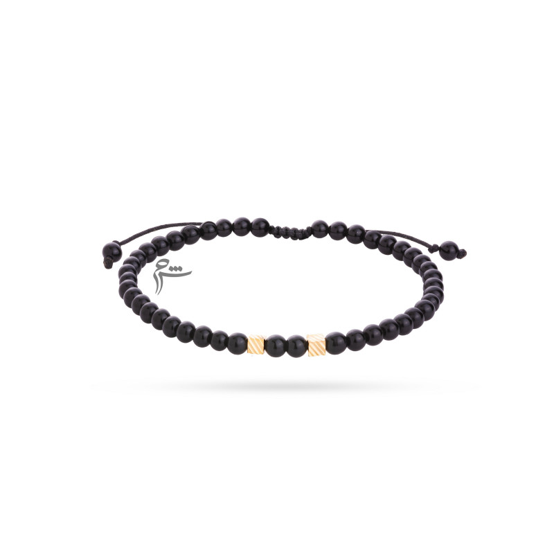 مردانه دستبند مکعب تراش اونیکس براق (2 عدد)