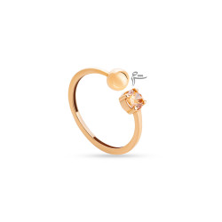 انگشتر طلا طرح نوشا