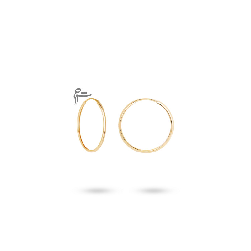 گوشواره طلا طرح حلقه ای کوچک