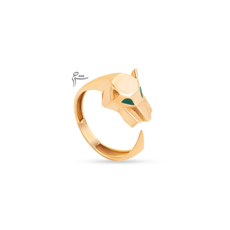 انگشتر طلا طرح ببر کارتیه-گالری شیدا مجد