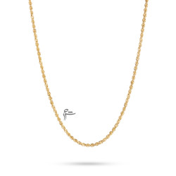 گردنبند طلا طرح طنابی-گالری شیدا مجد