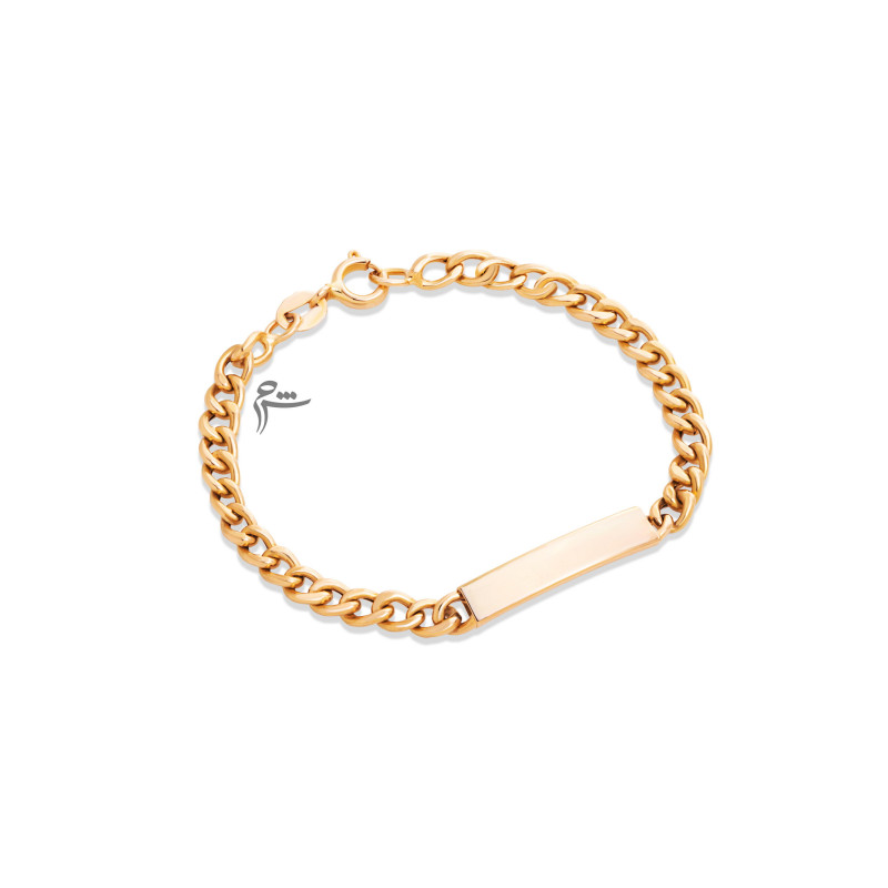 کودک دستبند کارتیه پلاک درشت-گالری شیدا مجد