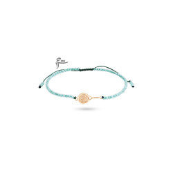 دستبند راکت تنیس و سواروسکی سبز-گالری شیدا مجد