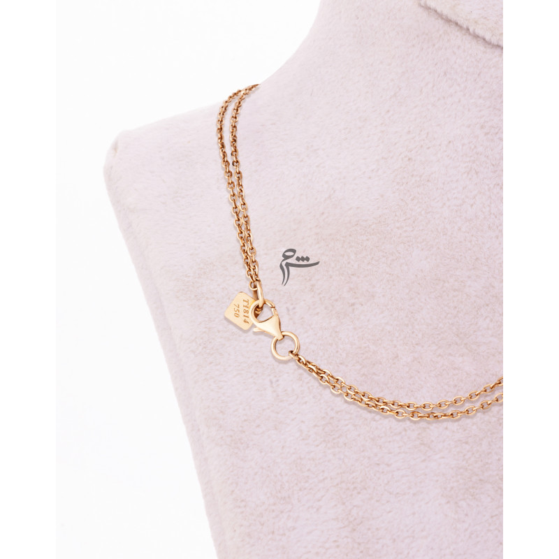 گردنبند طلا طرح تیفانی قلب دامله-گالری شیدا مجد