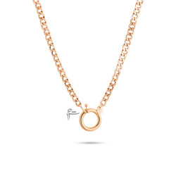 گردنبند چوکر طلا طرح کارتیه تخت و قفل متوسط-گالری شیدا مجد