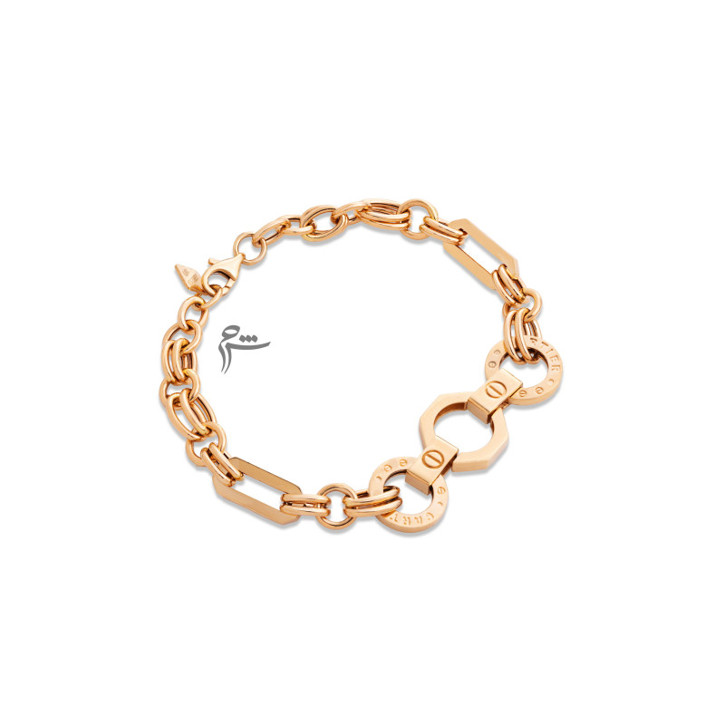 دستبند طلا طرح کارتیه لاو-گالری شیدا مجد