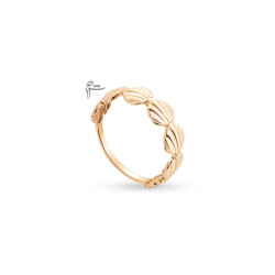 انگشتر طلا طرح چند صدف-گالری شیدا مجد