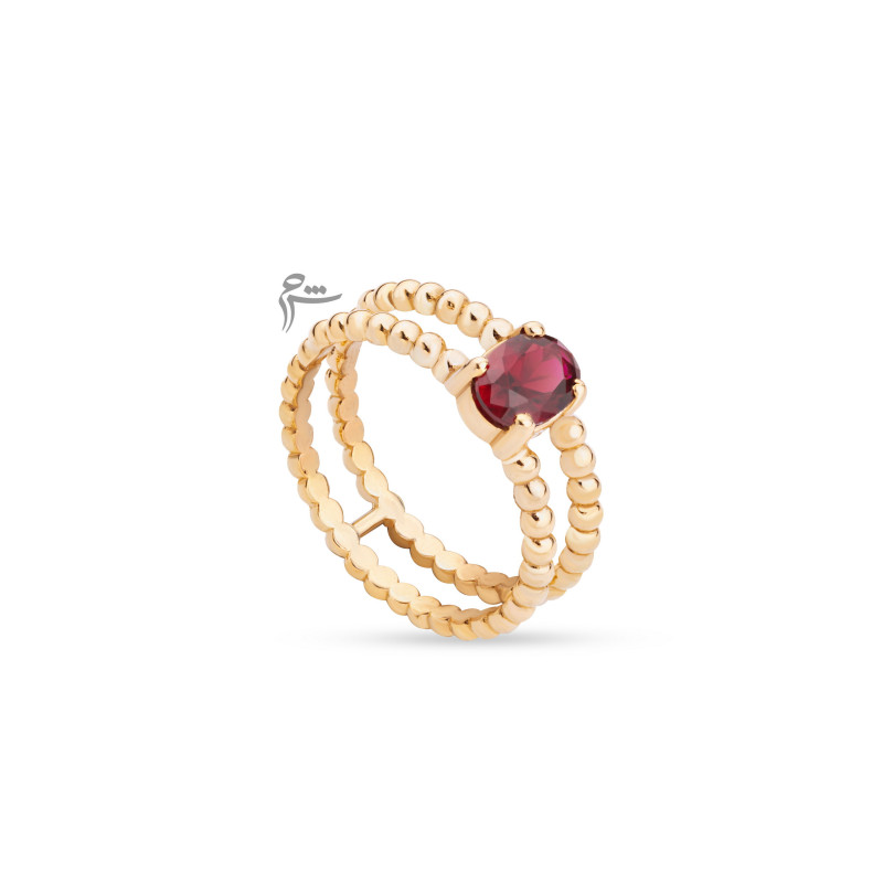 انگشتر فرح گارنت-گالری شیدا مجد