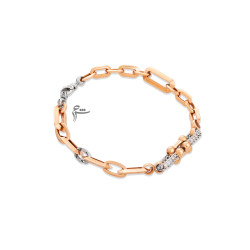 دستبند طلا طرح شانتی تیفانی-گالری شیدا مجد