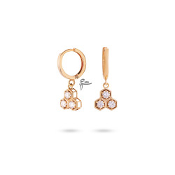 گوشواره هوک کندو-گالری شیدا مجد