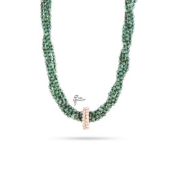 گردنبند طلا طرح شادان_گالری طلا شیدا مجد