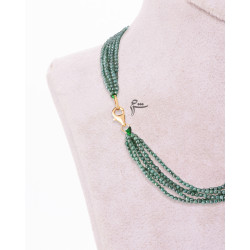 گردنبند طلا طرح شادان_گالری طلا شیدا مجد