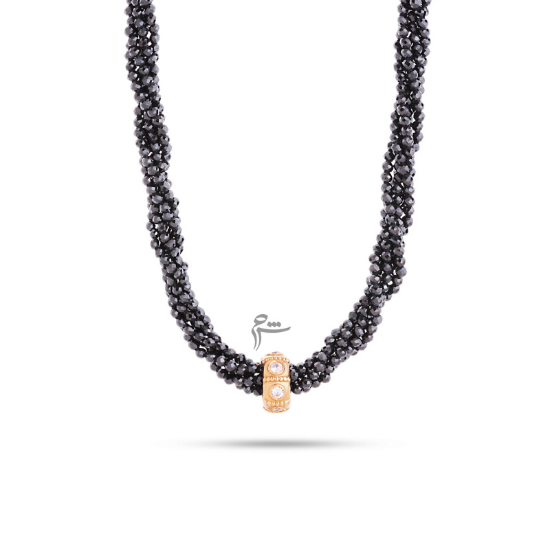 گردنبند طلا طرح فروغ_گالری طلا شیدا مجد