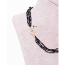 گردنبند طلا طرح فروغ_گالری طلا شیدا مجد