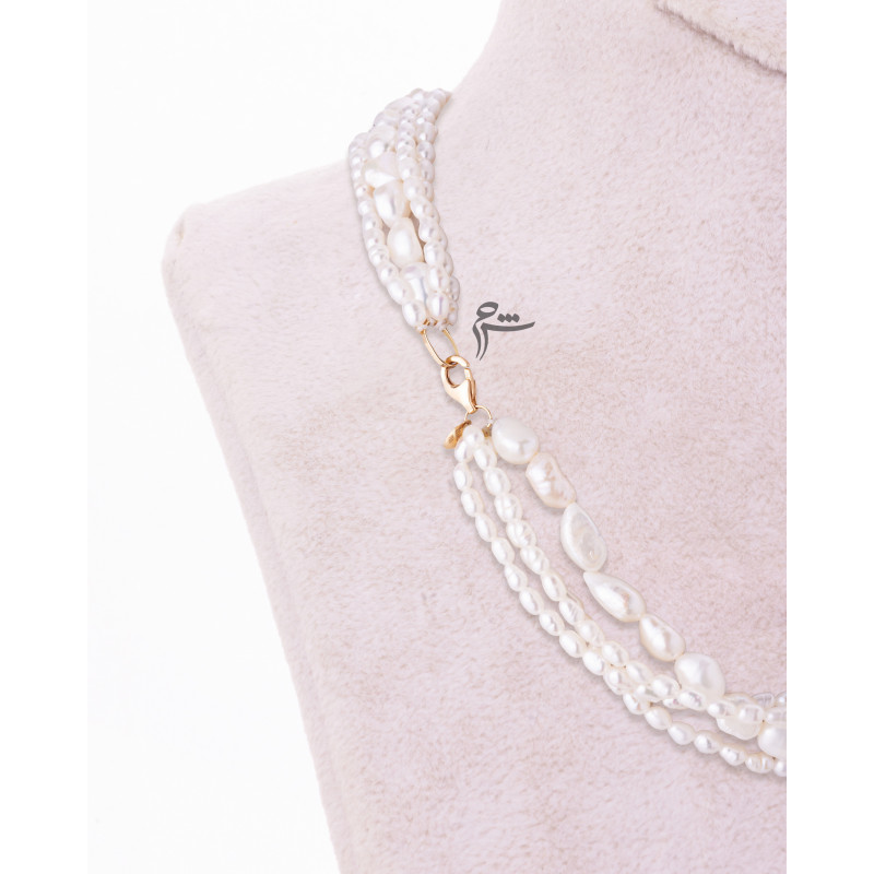 گردنبند طلا طرح طلوع - گالری طلا شیدا مجد