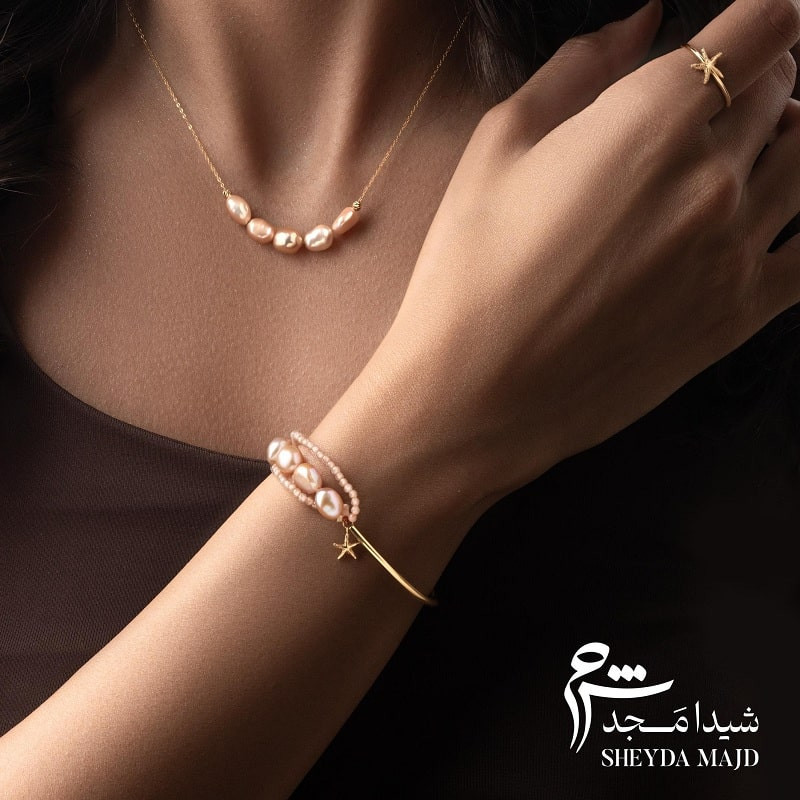 گردنبند طلا طرح دریا زنجیری