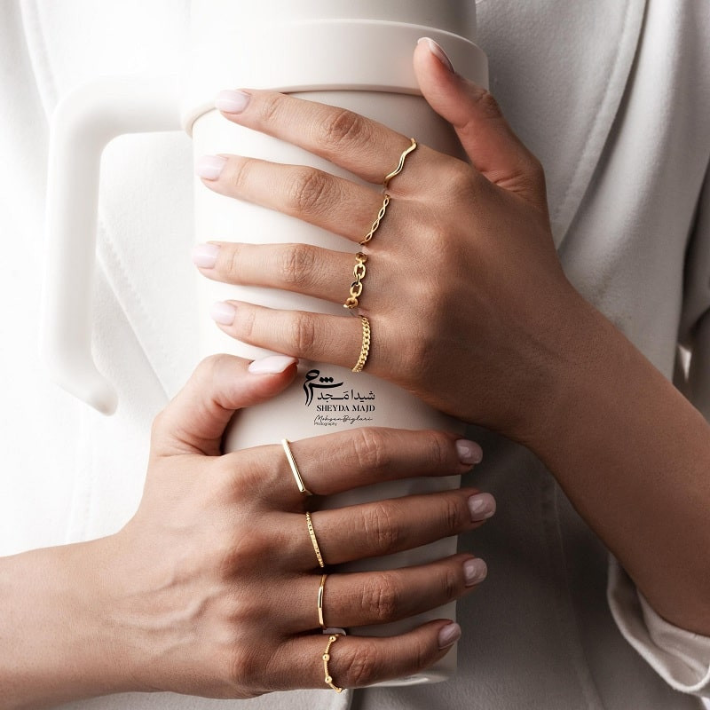 انگشتر طلا طرح رینگ یورمن