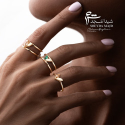 انگشتر رینگ برگ پاییزی