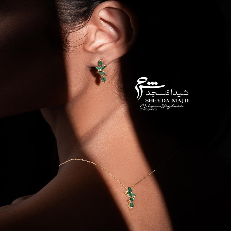 گردنبند طلا طرح راشین