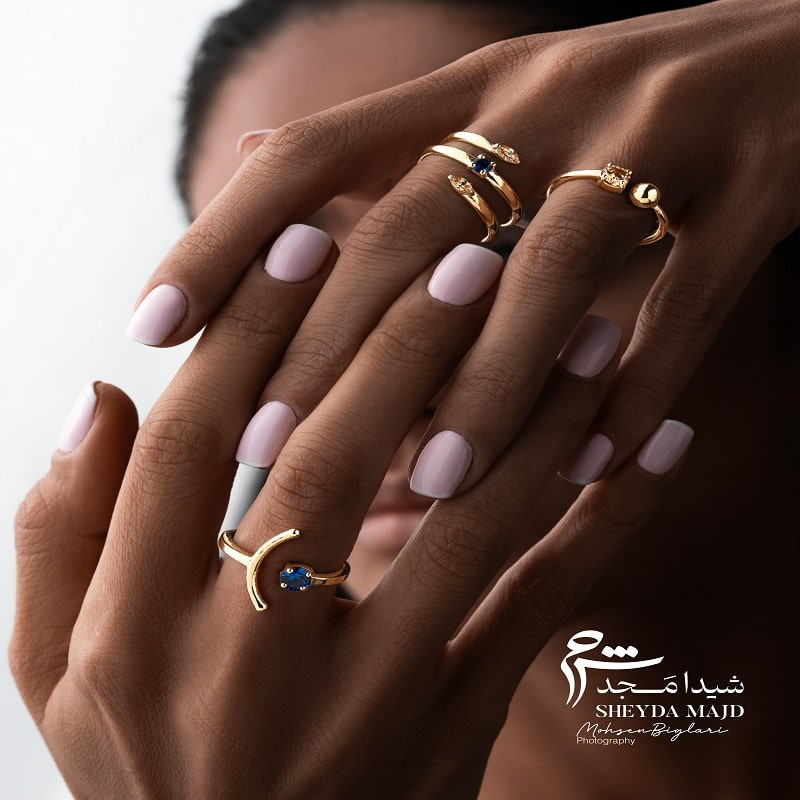 انگشتر طلا طرح میرل