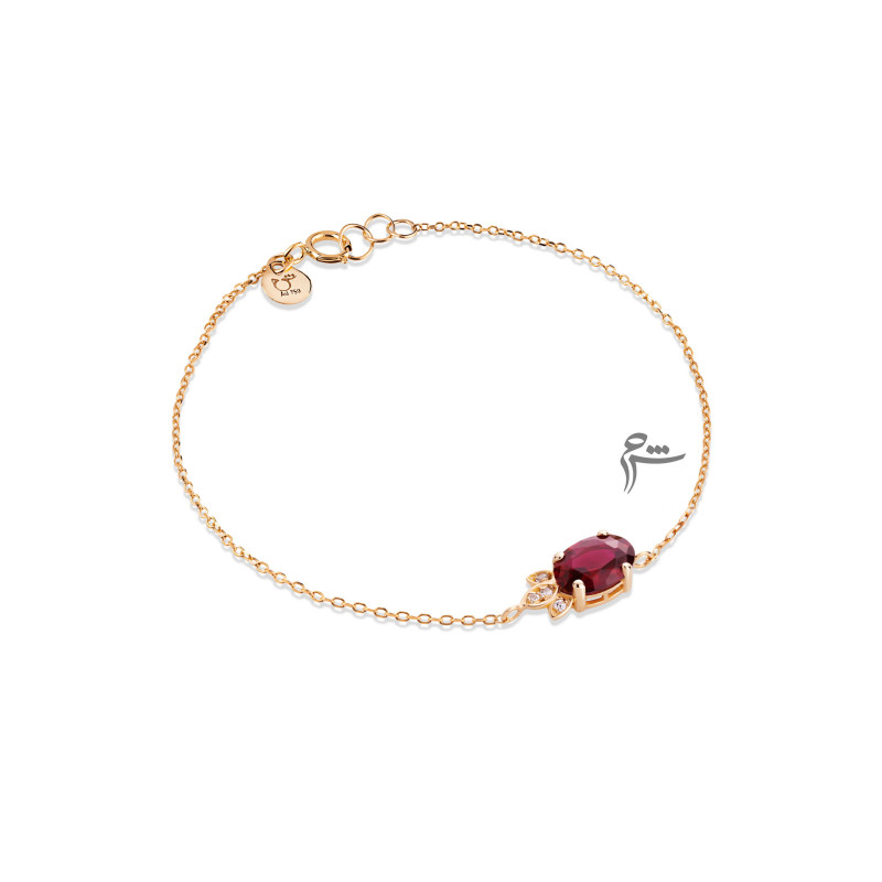 دستبند طلا طرح تاج فرح